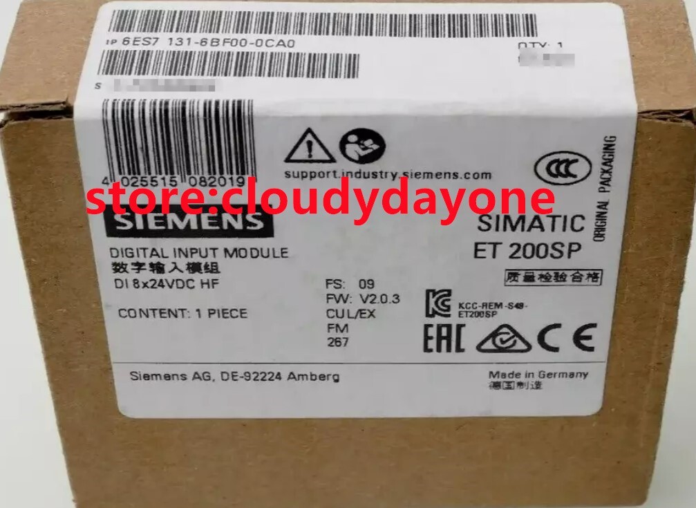 New Siemens 6ES7131-6BF00-0CA0 /6ES7 131-6BF00-0CA0 Module