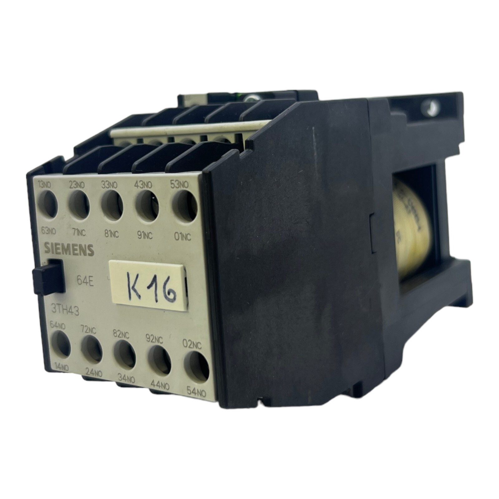 Siemens 3TH4364-0B auxiliary contactor 24V DC 6S + 4Ö / 6NO/4NC