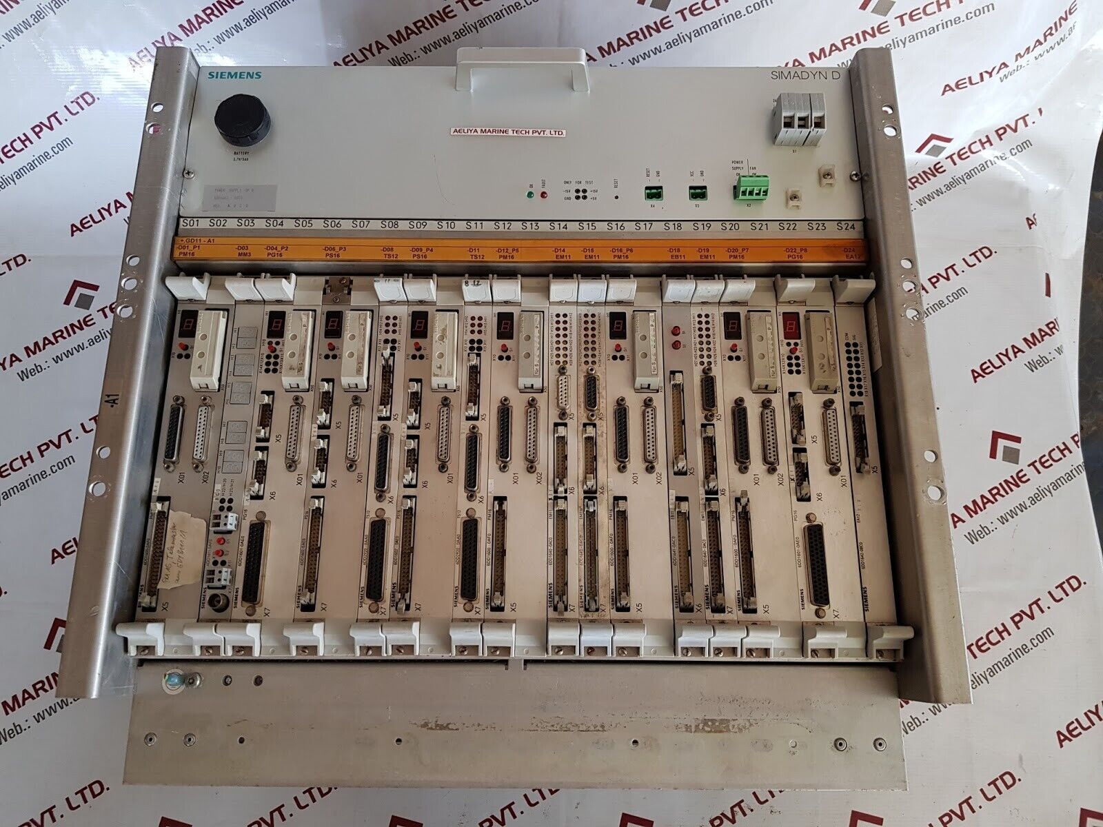 Siemens SIMADYN D 6DD 1682-0BC0 SR8 PLC Module Rack GE.465 682.9012.00