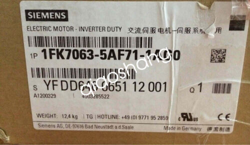 1FK7 063-5AF71-1AG0 1FK7063-5AF71-1AG0 Siemens  new via FedEx or DHL