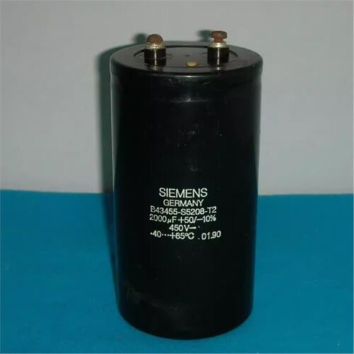 1Pc Used SIEMENS B43455-S5208-T2 2000UF 450V pu