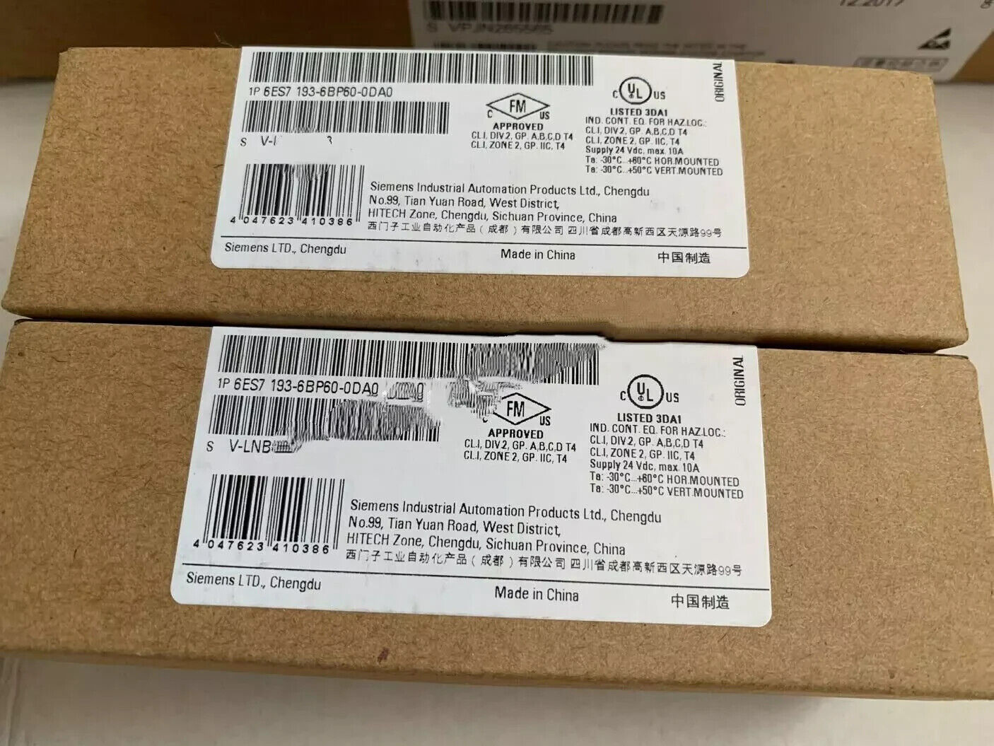 NEW IN BOX SIEMENS 6ES7 193-6BP60-0DA0 6ES7193-6BP60-0DA0