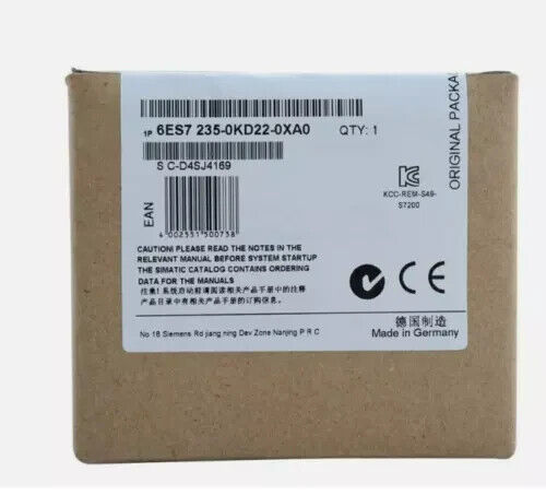 Siemens New In Box 6ES7235-0KD22-0XA0 /6ES7235-0KD22-0XA0 PLC Module