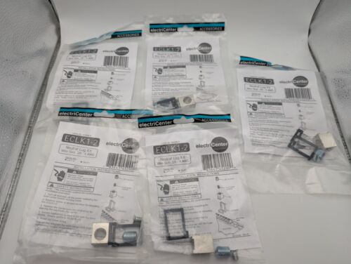 (Lot Of 5) Siemens ECLK1-2 Neutral Lug Kit Wire Size 2/0 - 4 AWG  #780I