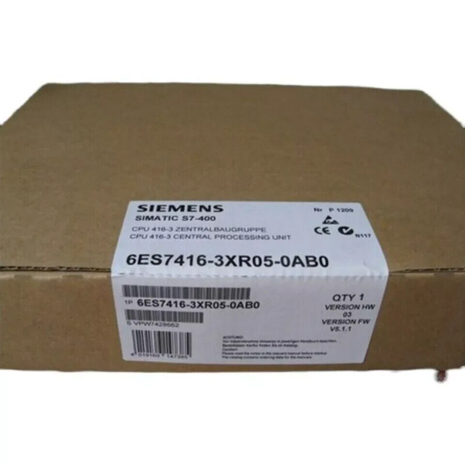 NEW IN BOX SIEMENS 6ES7 416-3XR05-0AB0 6ES7416-3XR05-0AB0