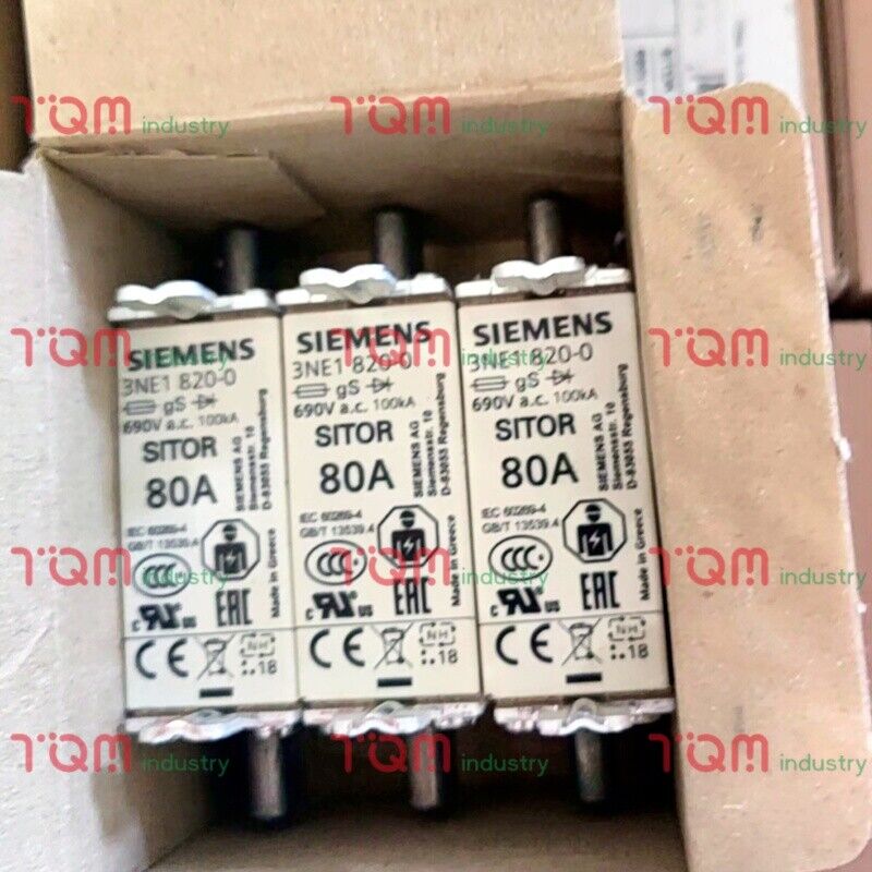 3PCS NEW SIEMENS 3NE1 820-0 Fuse 63A 690V 3NE1820-0 Spot supply