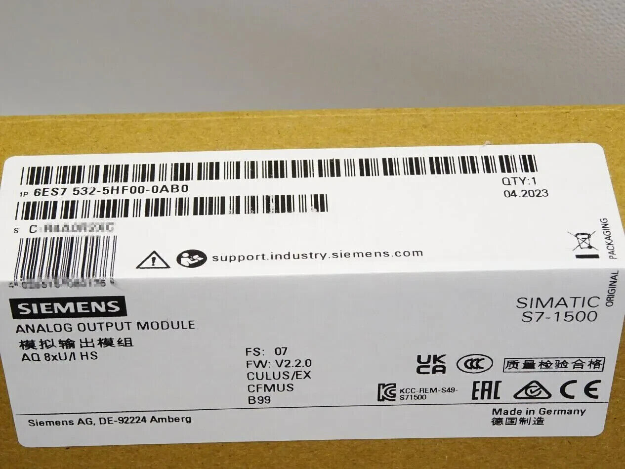 NEW IN BOX SIEMENS 6ES7 532-5HF00-0AB0 6ES7532-5HF00-0AB0
