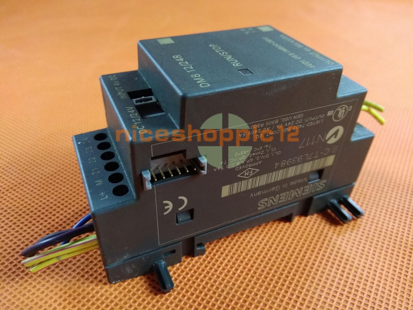Used SIEMENS LOGO Expansion Module DM8 12/24 6ED1 055-1MB00-0BA1