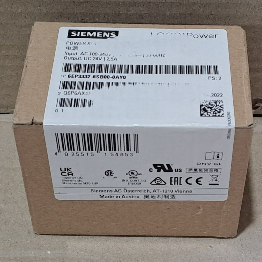 Siemens 6EP3332-6SB00-0AY0 Stabilized power supply 1 pcs #AD1612#
