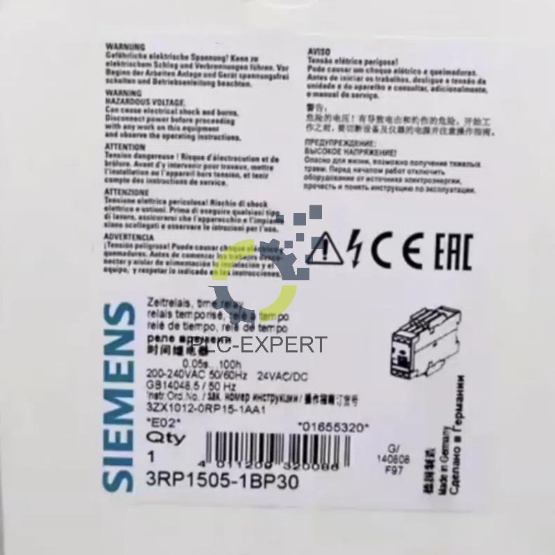 New Siemens 3RP1525-1BP30 Time Relay 3RP15251BP30