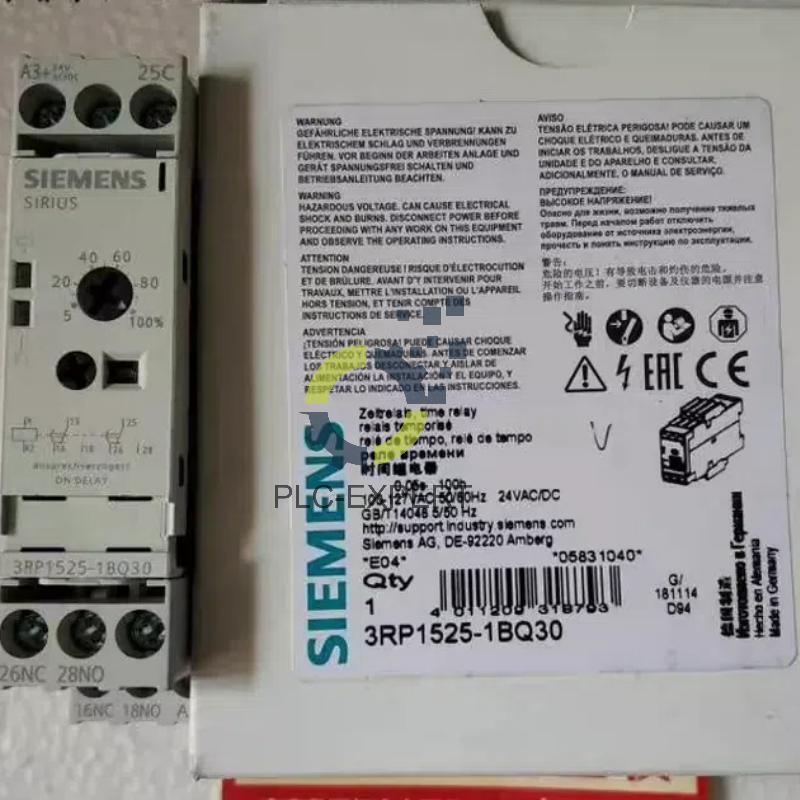 NEW IN BOX Siemens 3RP1525-1BQ30 Time Relay