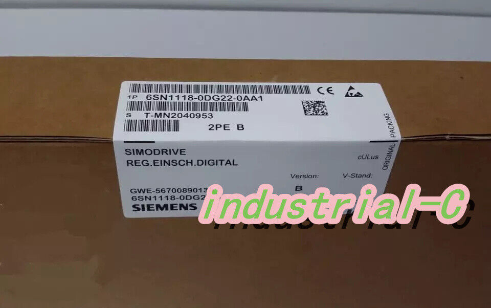 6SN1 118-0DG22-0AA1 NEW SIEMENS 6SN1118-0DG22-0AA1 SIMODRIVE 611-D CONTROL UNIT