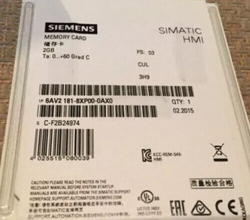 NEW IN BOX SIEMENS 6AV2 181-8XP00-0AX0 6AV2181-8XP00-0AX0