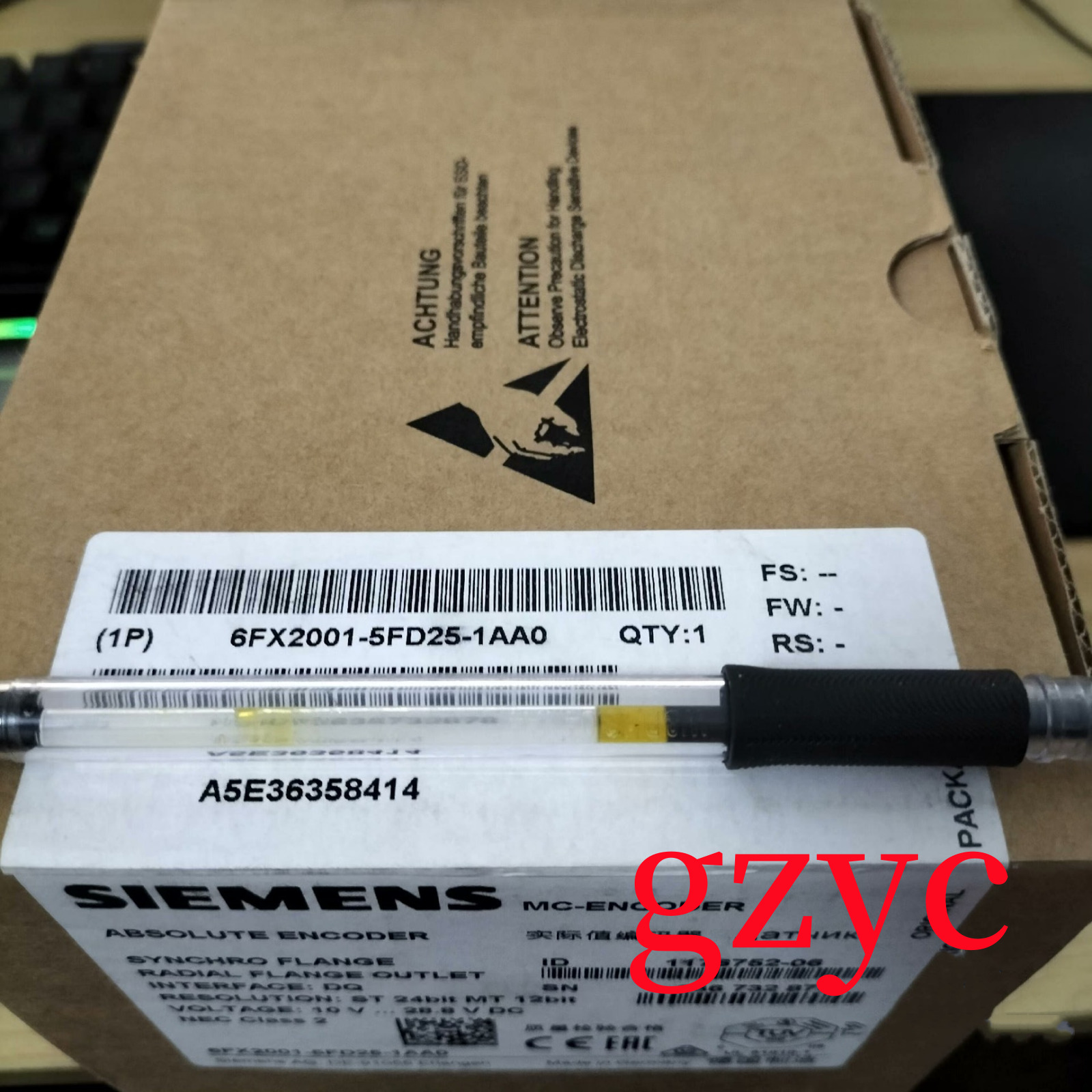 1pc Brand New Siemens 6FX2001-5FD25-1AA0 encoders Fast Shipping via FedEx or DHL