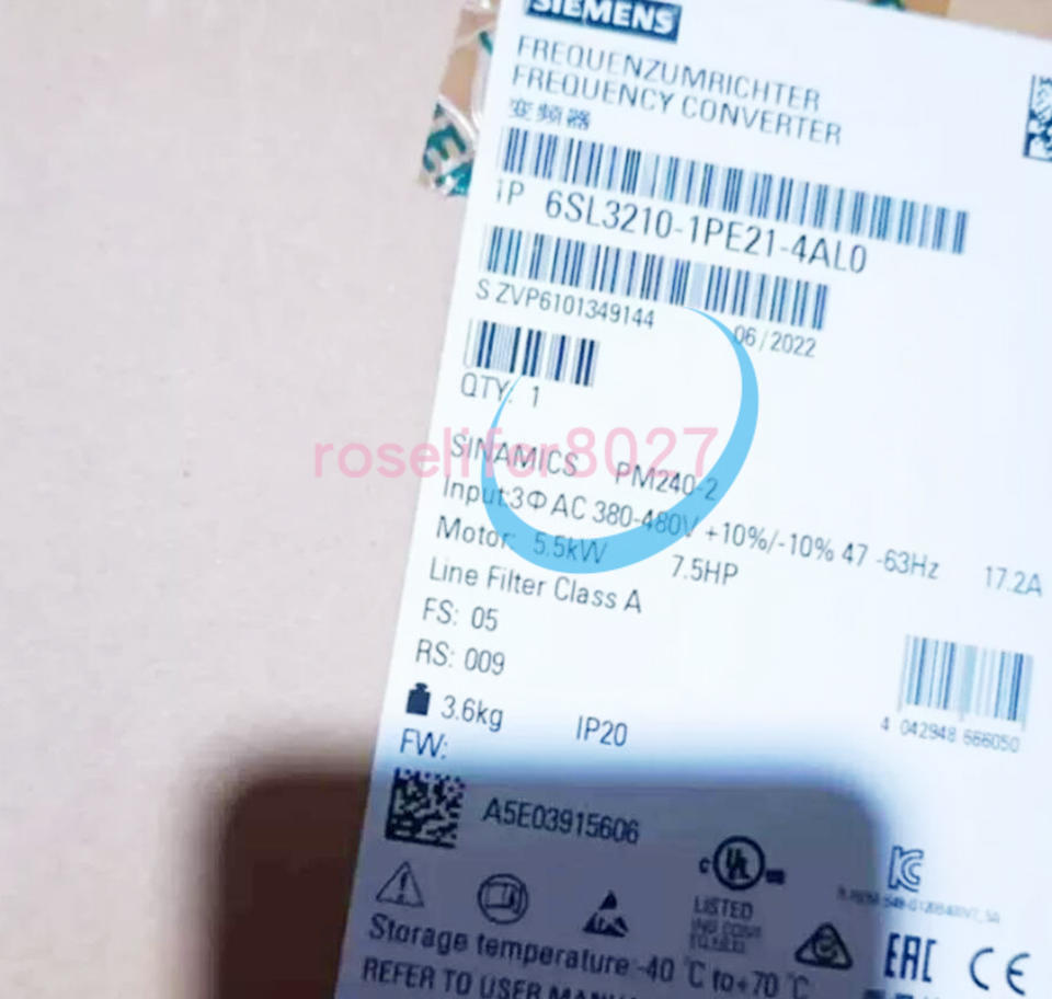 1PCS NEW SIEMENS POWER MODULE 6SL3210-1PE21-4AL0 6SL3 210-1PE21-4AL0