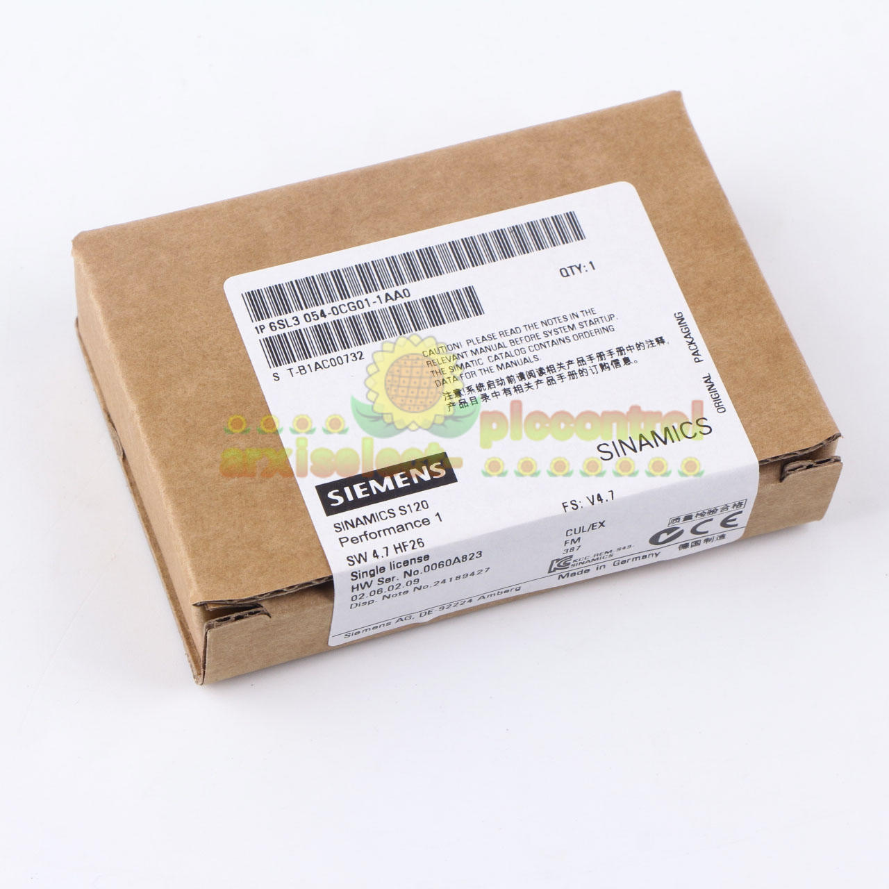 1PCS NEW SIEMENS 6SL3054-0CG01-1AA0