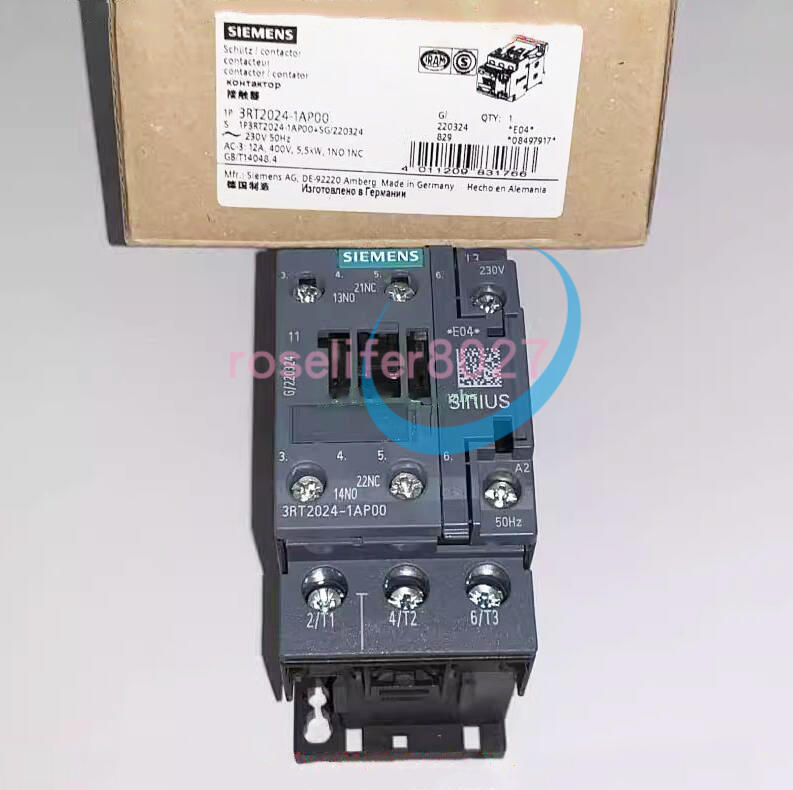 1PCS NEW Siemens 3RT2024-1AP00 Circuit Breaker 3RT2 024-1AP00