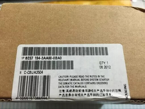 NEW IN BOX SIEMENS 6ES7 194-3AA00-0BA0 6ES7194-3AA00-0BA0