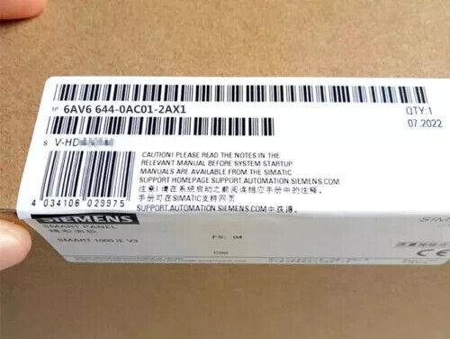 Brand New Siemens 6AV6 644-0AC01-2AX1 / 6AV6644-0AC01-2AX1