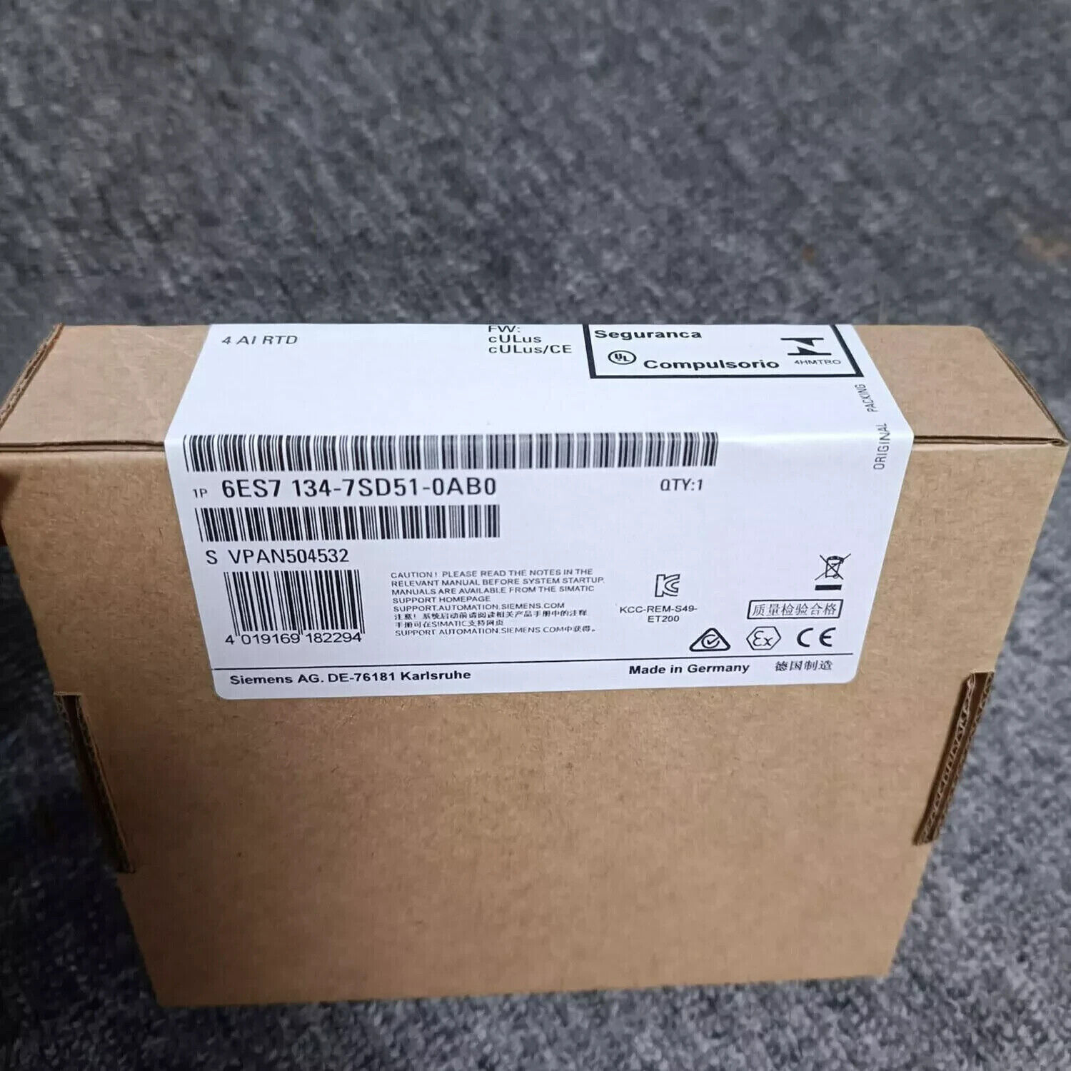 NEW IN BOX SIEMENS 6ES7 134-7SD51-0AB0 6ES7134-7SD51-0AB0