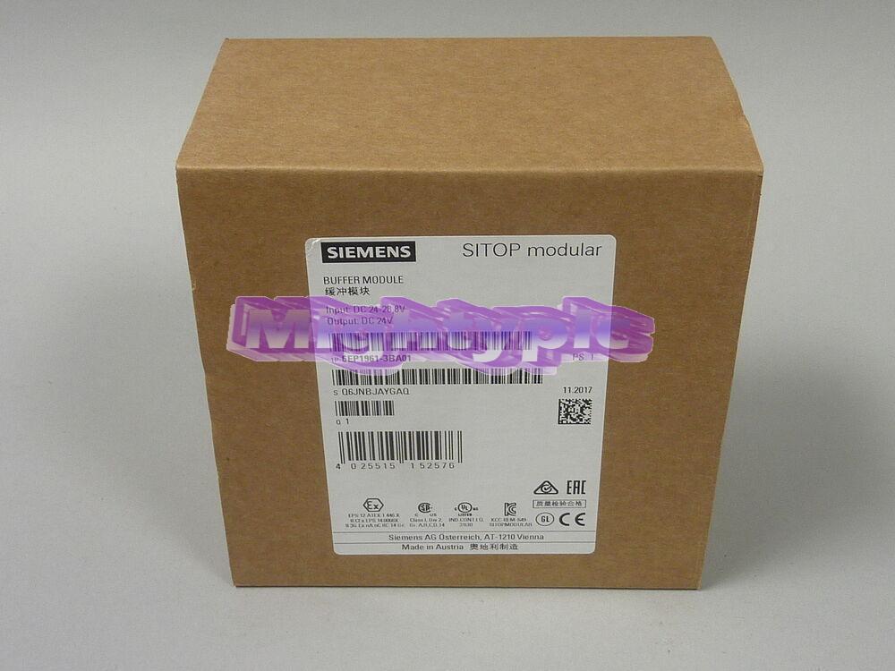 One NEW In Box  Siemens 6EP1 961-3BA01 6EP1961-3BA01