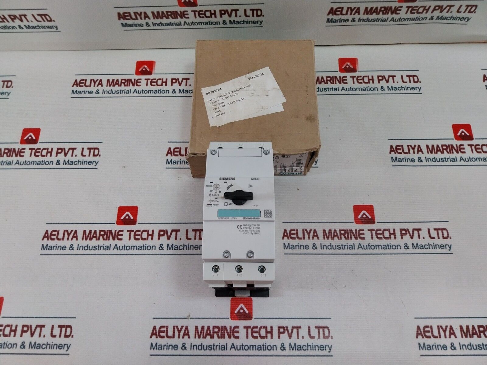 Siemens 3RV1041-4FA10 Circuit Breaker BD302734 Class 10 28-40A