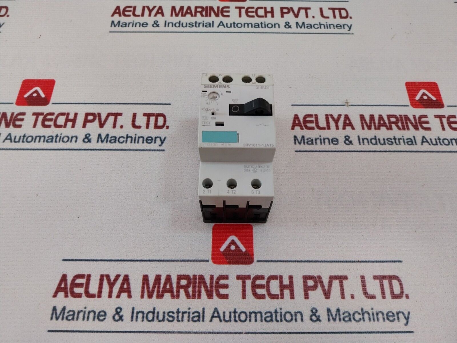 Siemens Sirius 3RV1011-1JA15 Motor Protection Circuit Breaker 130A 50/60Hz