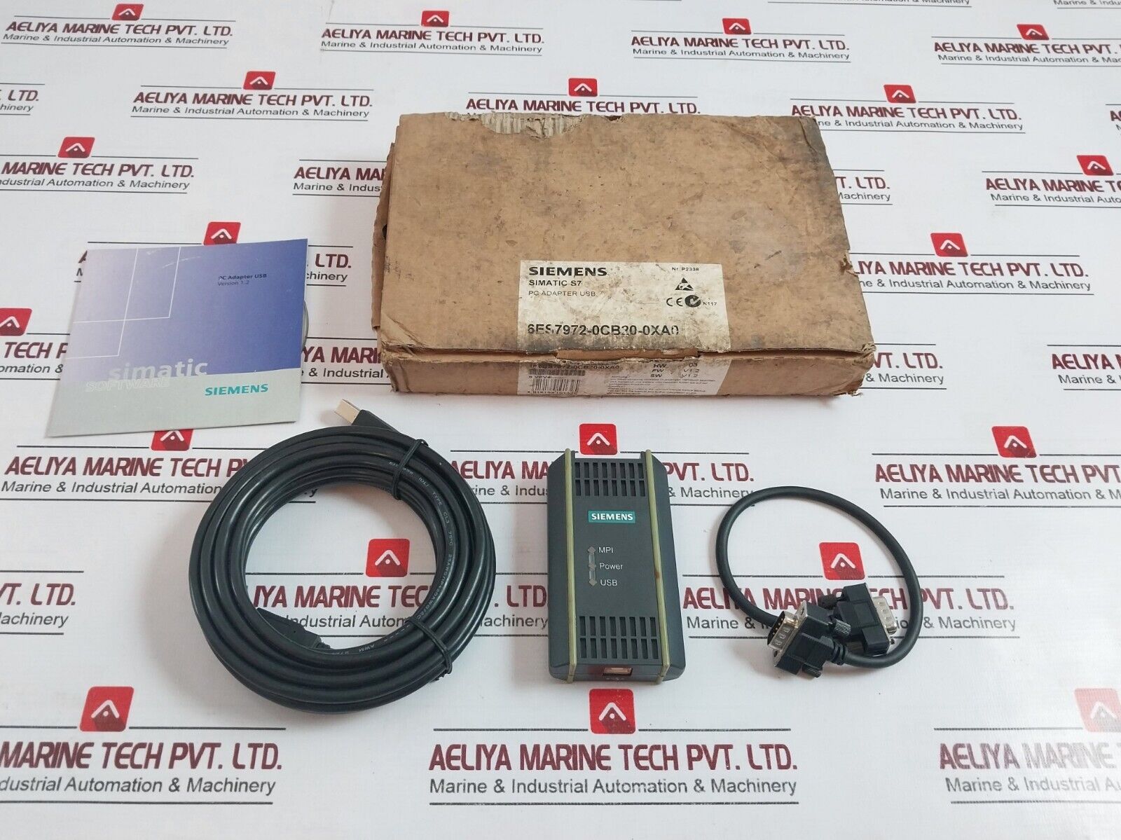 SIEMENS 6ES7 972-0CB20-0XA0 USB Adaptor Programming Cable A5E00380669