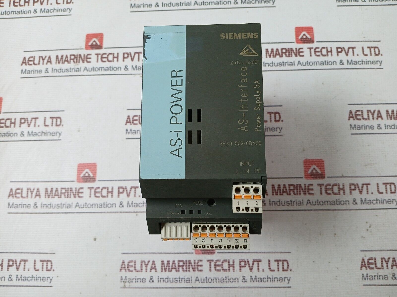 Siemens 3RX9502-0BA00 As-Interface Power Supply Module KCC-REM-S49-ASI Dc 30V/5A