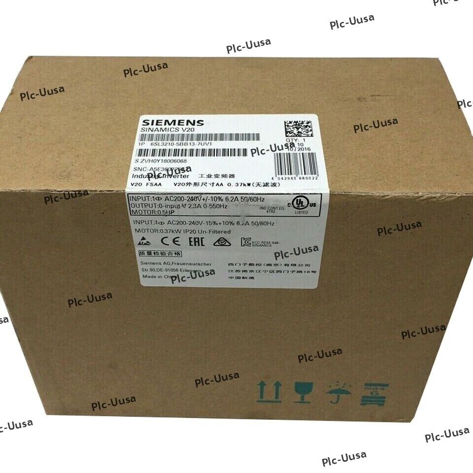NEW 1pc 6SL3210-5BB13-7UV1 Sealed Siemens Industry Inverter 6SL3210-5BB13-7UV1