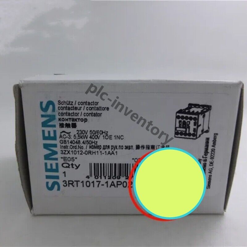 NEW ONE Siemens 3RT1017-1AP02 3RT10171AP02 Contactor AC230V FAST SHIP