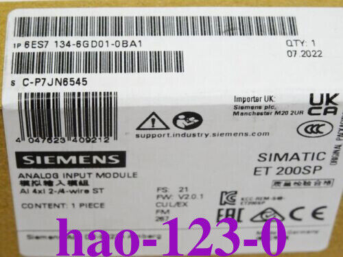 1 pcs NEW in box Siemens ET200SP 6ES7134-6GD01-0BA1fast