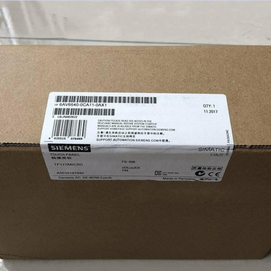 New Siemens 6AV6 640-0CA11-0AX1  HMI TP177 Micro Touch Screen