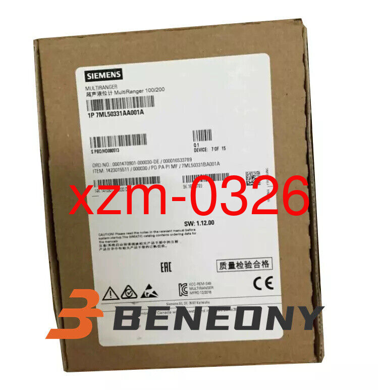 New For SIEMENS 7ML5033-1AA00-1A Ultrasonic liquid monitor FedEx/DHL$