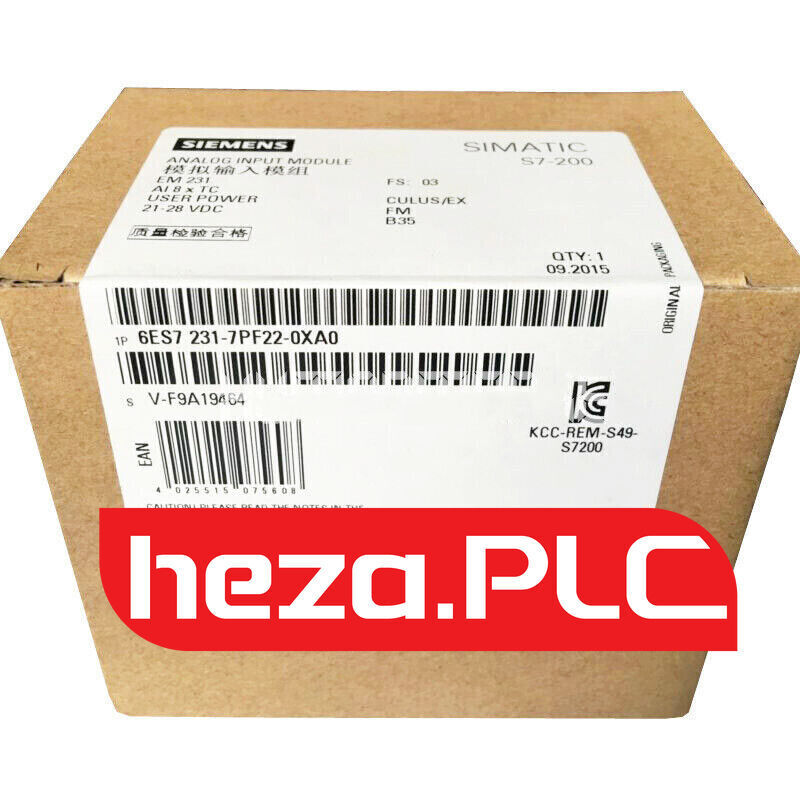 NEW Siemens 6ES7 231-7PF22-0XA0 6ES7231-7PF22-0XA0 S7-200 Analog Input Module
