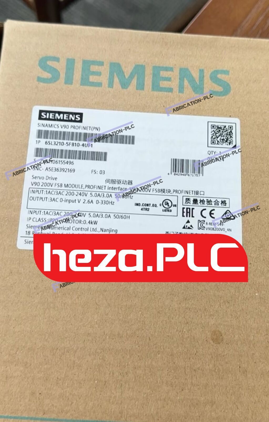 Brand New Siemens 6SL3210-5FB10-4UF1 Module 6SL3 210-5FB10-4UF1 Sealed In Box