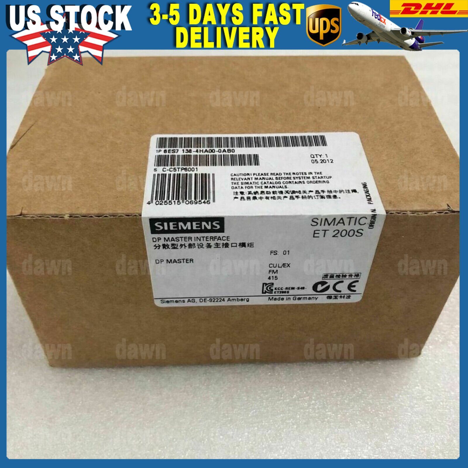 New Siemens 6ES7 138-4HA00-0AB0 6ES7138-4HA00-0AB0 master interface for ET200S