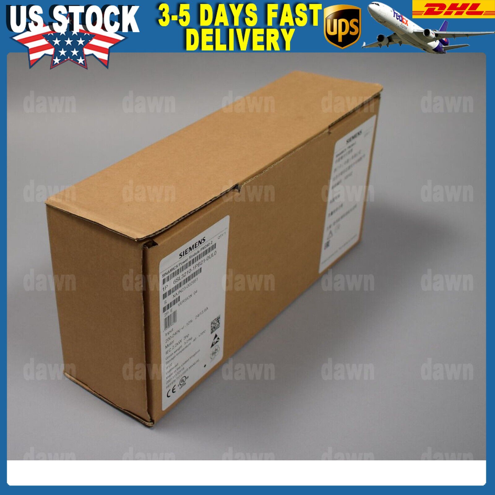 New Siemens 6SL3210-1PB21-0UL0 6SL3 210-1PB21-0UL0 SINAMICS PM240-2 Unfiltered