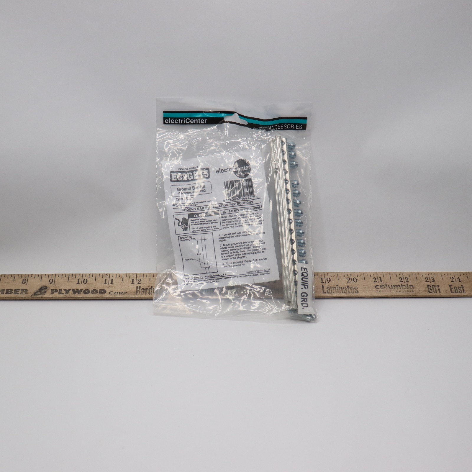 Siemens Ground Bar Kit 15-Terminal Positions EC2GB15