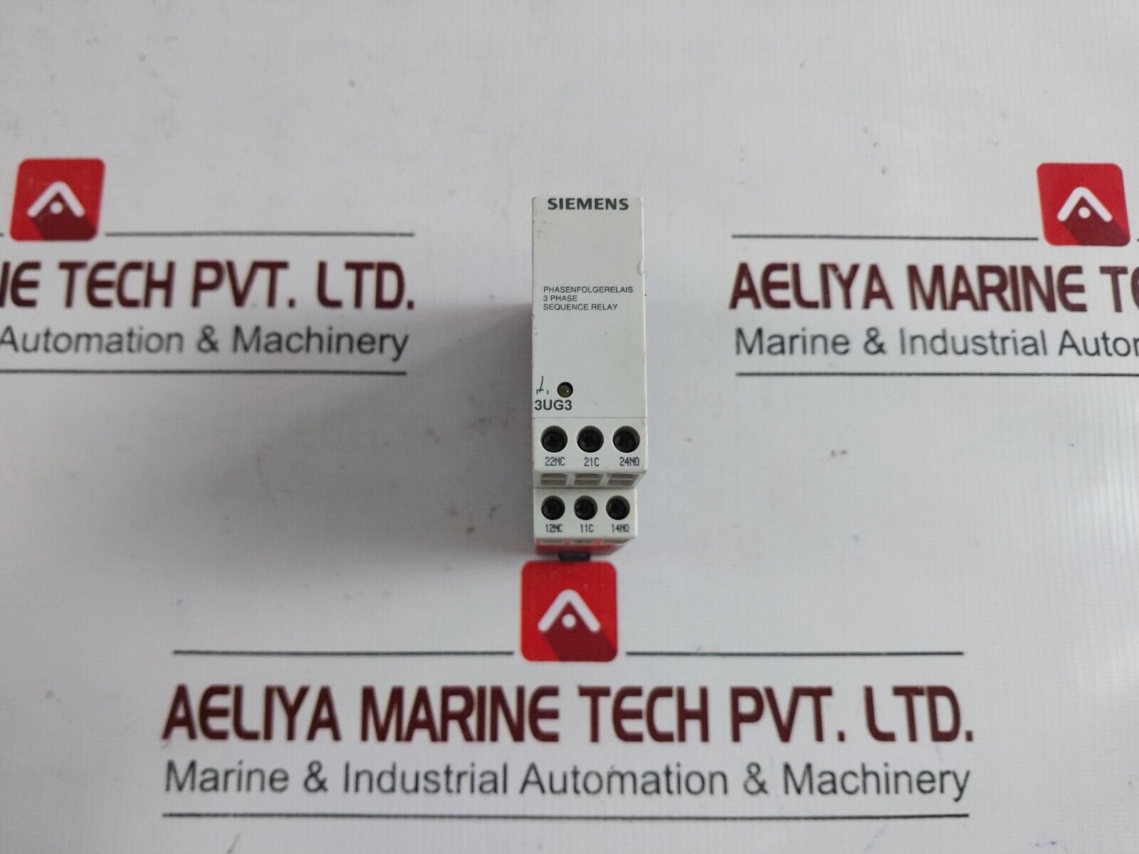 Siemens 3UG3511-1BQ50 3 Phase Séquence Relais 8A/250VAC 1/3HP 240VAC