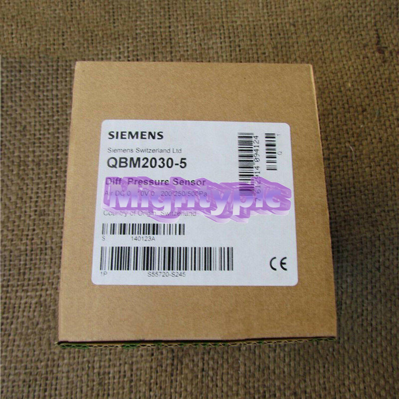 One NEW Siemens QBM2030-5 QBM20305 Air Pressure Difference Sensor In Box