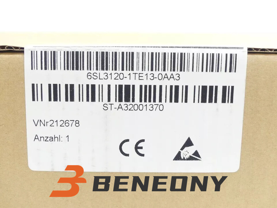 6SL3120-1TE13-0AA3 NEW SIEMENS S120 Motor Module DC 600V FedEx/DHL