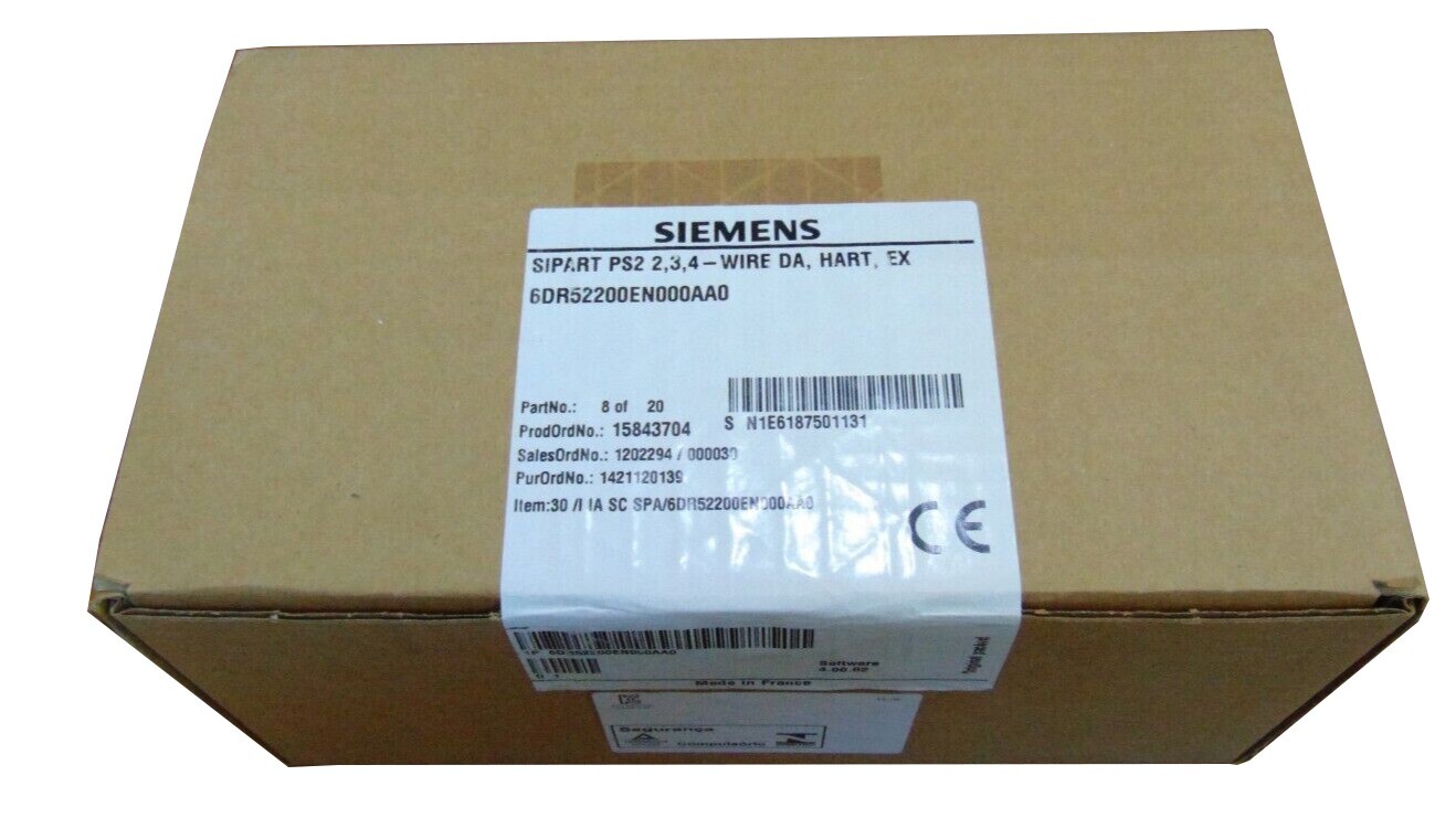 6DR5220-0EN00-0AA0 1PCS NEW Sealed Siemens Valve Positioner 6DR52200EN000AA0
