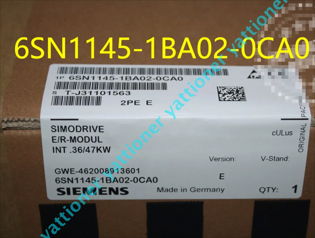 1PC NEW SIEMENS SIMODRIVE 6SN1145-1BA02-0CA0 FREE SHIP 6SN1 145-1BA02-0CA0