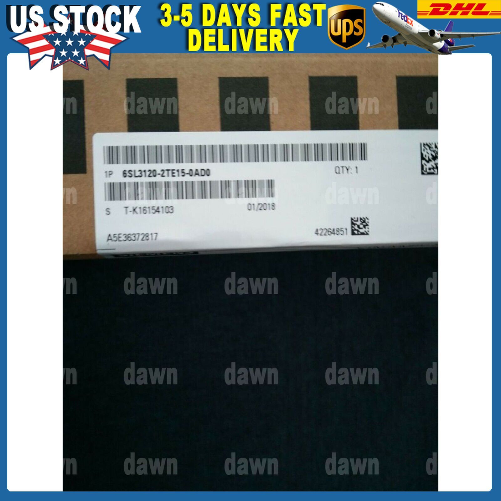 One Siemens 6SL3120-2TE15-0AD0 Module New In Box Expedited Shipping