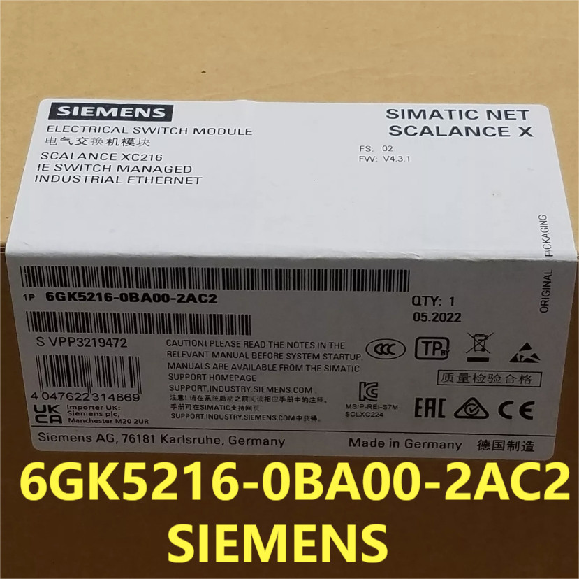 New SIEMENS 6GK5216-0BA00-2AC2 (12 Months Warranty)
