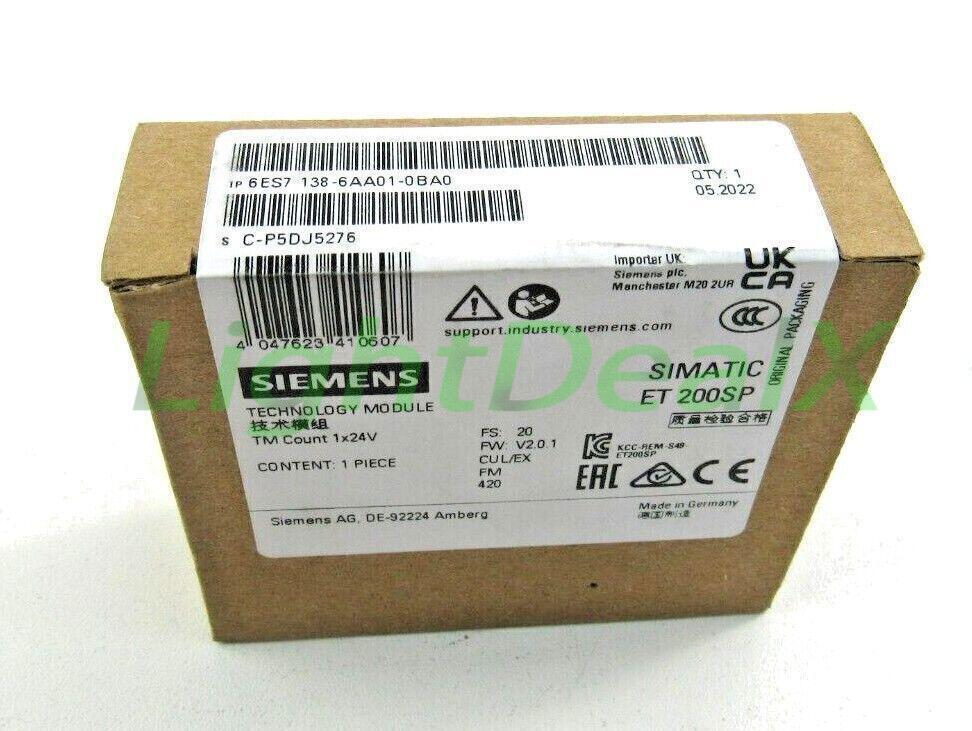 1PCS New Siemens 6ES7 138-6AA01-0BA0 TECHNOLOGY MODULE Fast Shipping
