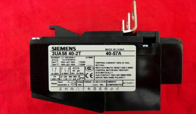 1PC New Siemens 3UA58 40-2T Thermal Overload Relay 3UA58402T Free Shipping