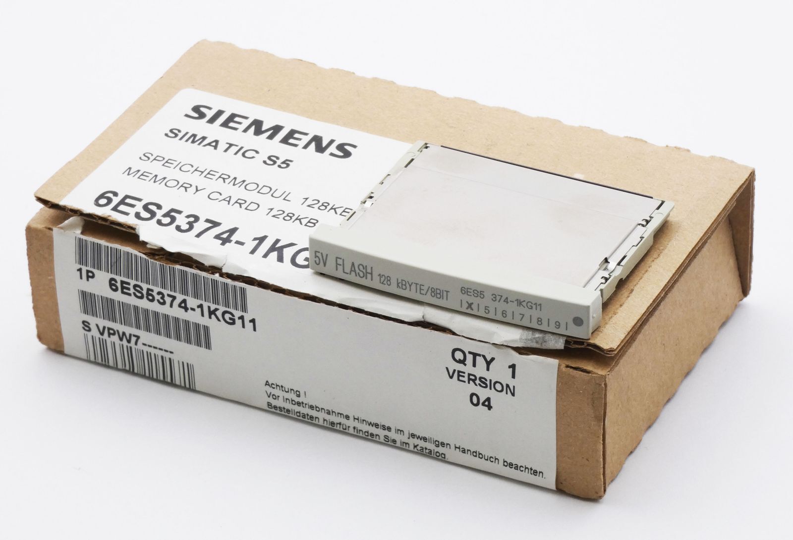 Siemens Simatic S5 6ES5 374-1KG11 VER. 04 128KB MC -unused/OVP-