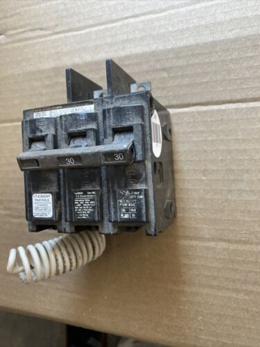 Siemens BQB030 Circuit Breaker 2 Pole, 30 Amp, 120/240 Volt Type BQ